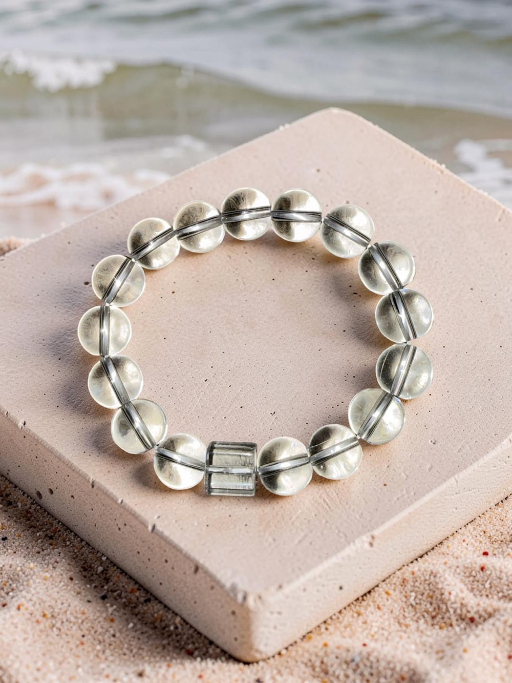 12mm Clear Quartz Bracelet 🤍